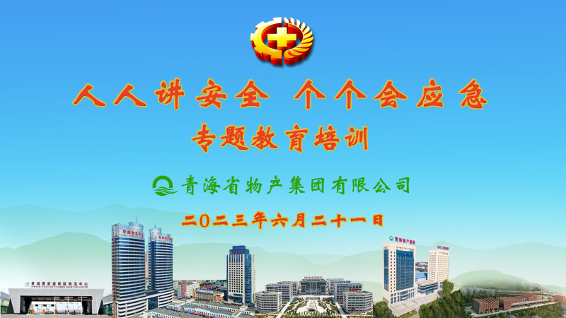提高安全管理水平 落實(shí)全員安全責(zé)任——集團(tuán)安委會(huì)舉辦2023年“人人講安全，個(gè)個(gè)會(huì)應(yīng)急”專題教育培訓(xùn)
