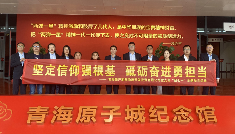 堅定信仰強根基，砥礪奮進勇?lián)?朝物開投公司黨支部開展迎“七一”主題黨日活動